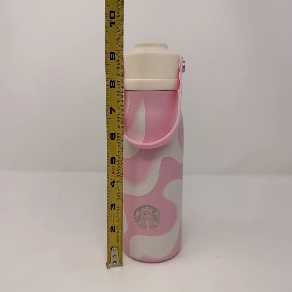 Starbucks Pink Drink 2026 Swirl Water Bottle 18oz Stainless Steel NWT